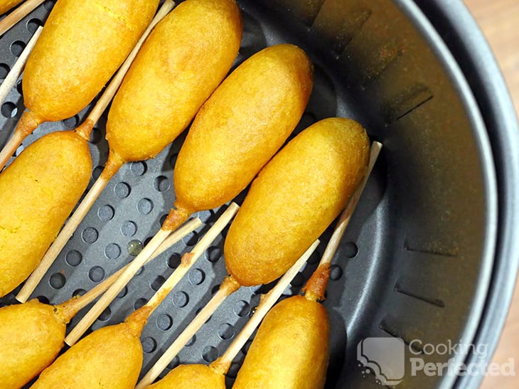 Deep fry frozen corn dogs best sale