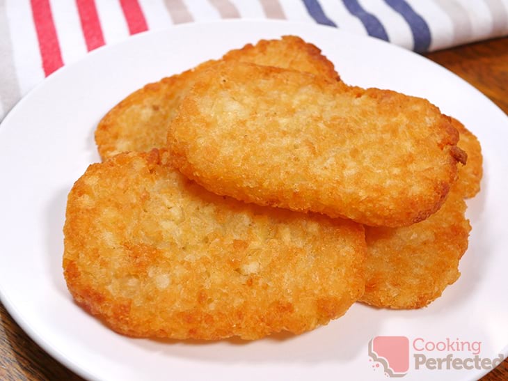 Hash Browns Cooked in the Air Fryer