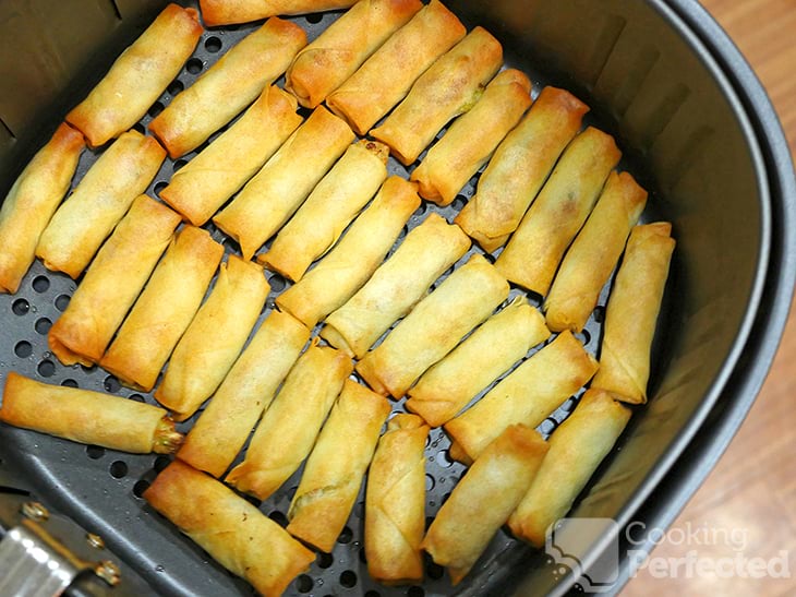 Air fryer clearance frozen spring rolls