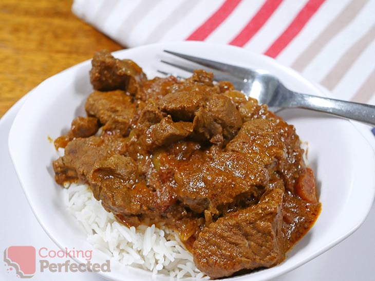 Beef Rogan Josh cooked in the Instant Pot