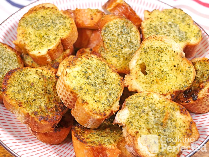 Garlic Bread in a bowl