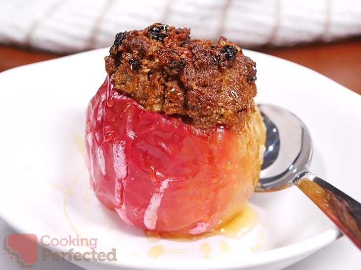 Air-Fried Baked Apple with Honey