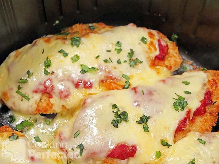 Cheesy Chicken Parmesans in the Air Fryer