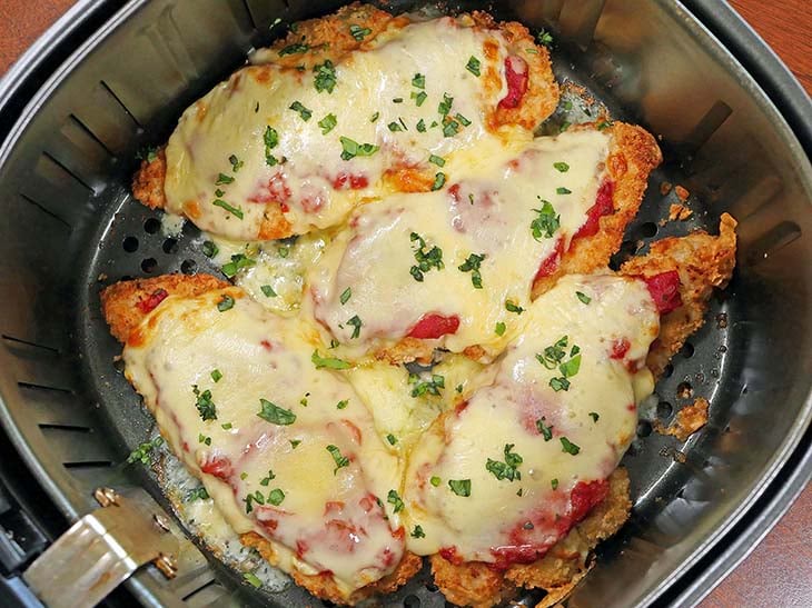 How to air fry Chicken Parmesan with the Emeril Lagasse French Door 360  AirFryer 