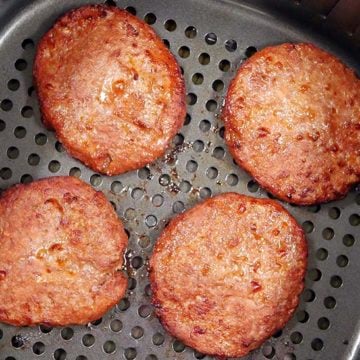 Air Fryer Frozen Hamburgers