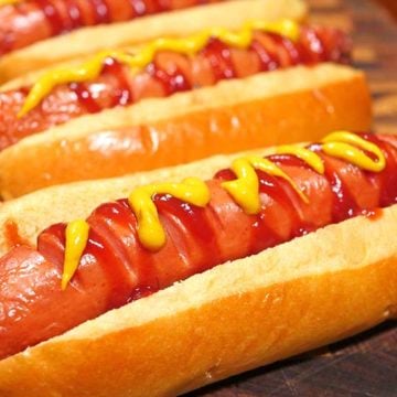 Air Fryer Hot Dogs