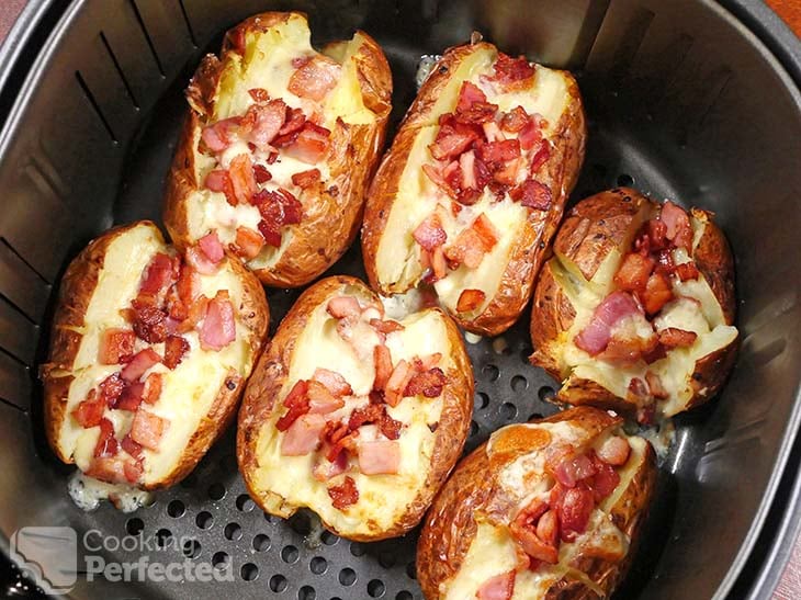 Loaded Baked Potatoes in the Air Fryer