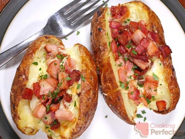 Air Fryer Loaded Potatoes - Cooking Perfected