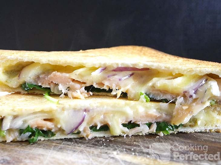 Grilled Smoked Salmon Sandwich