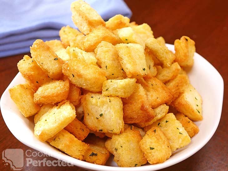 Air Fryer Croutons Cooking Perfected