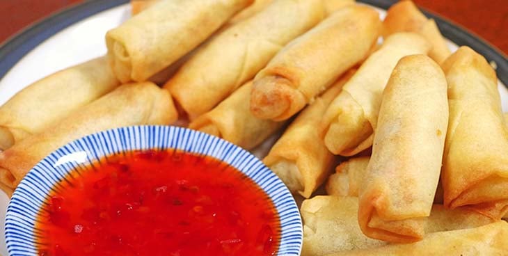 Air Fryer Frozen Spring Rolls