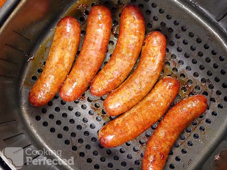 Air Fryer Beef Sausages - Cooking Perfected