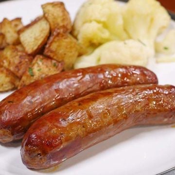 Air Fryer Beef Sausages