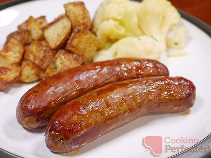 Air Fryer Beef Sausages