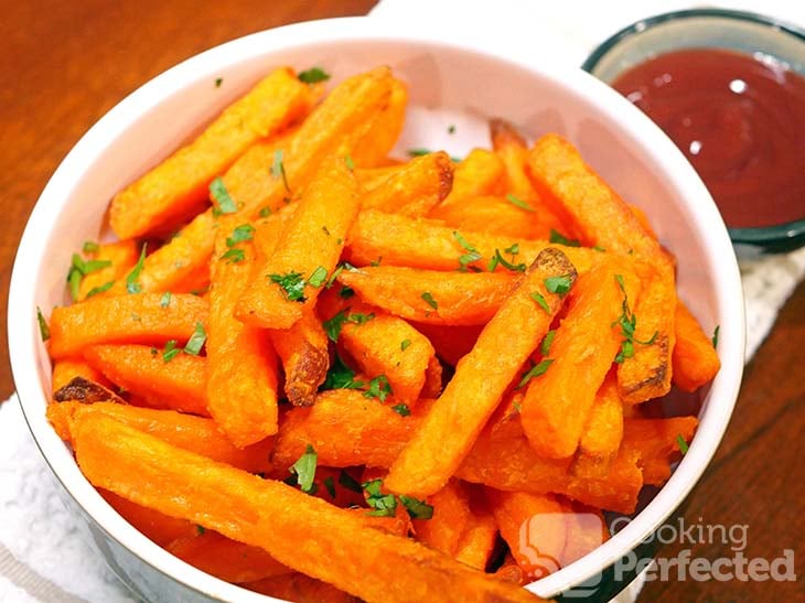 Air fryer frozen sweet potato outlet fries