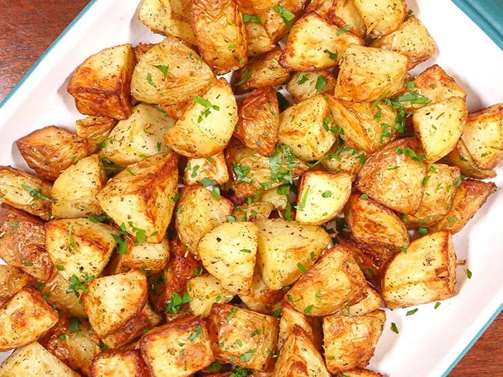 Crispy Air Fried Roast Potatoes (Parboiled) – Feast Glorious Feast