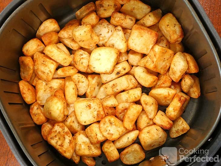 Air Frying Roast Potatoes from Frozen