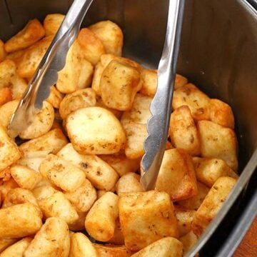 Frozen Roast Potatoes in the Air Fryer
