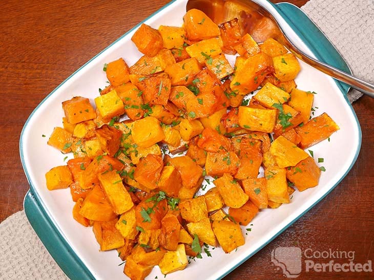 Air-fried Butternut Pumpkin