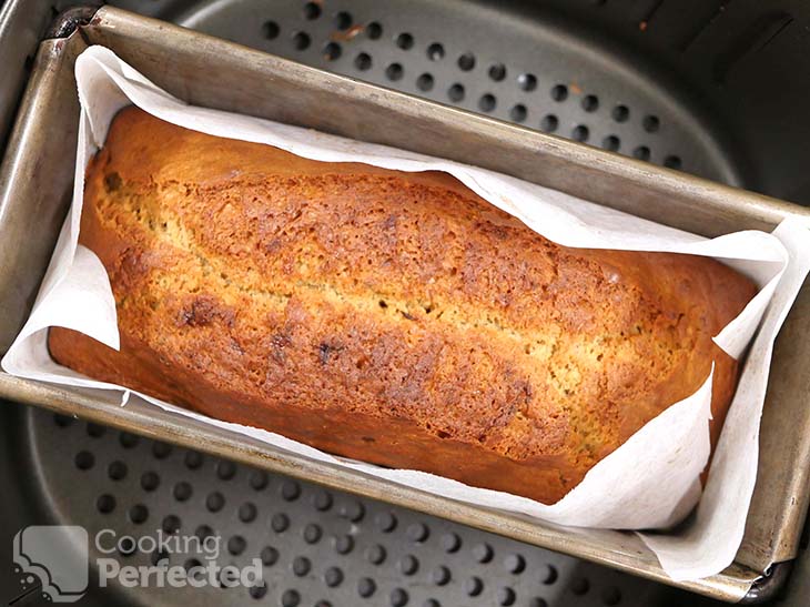 Banana Bread baked in the Air Fryer